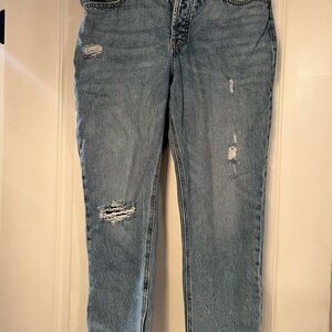 Old Navy Blue Straight Leg Jeans Classic Style